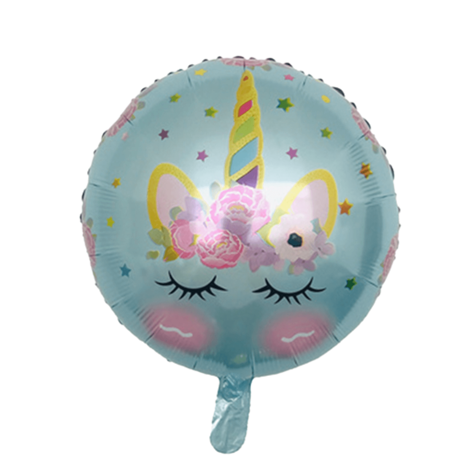 Balon folie Unicorn pentru aniversari, 45  cm, albastru fotografia produsului