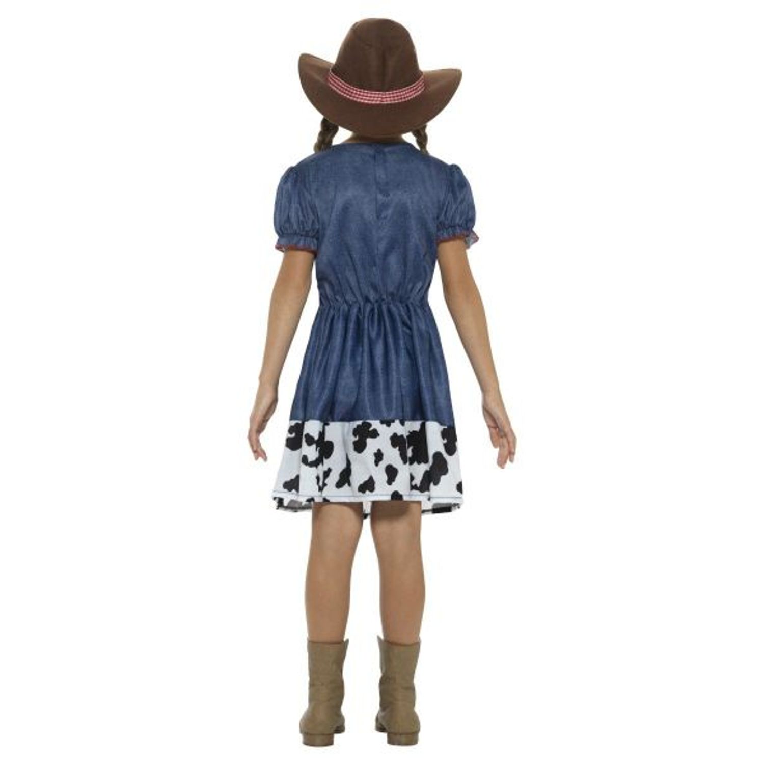 Costum cowgirl pentru fete 7-9 ani 130-143 cm fotografia produsului View 2 L