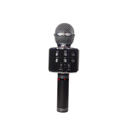 Microfon Karaoke, KlaussTech, Bluetooth, Ajustabil, Putere 5W, Negru fotografia produsului