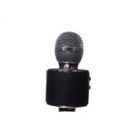 Microfon Karaoke, KlaussTech, Bluetooth, Ajustabil, Putere 5W, Negru fotografia produsului View 3 S