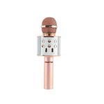 Microfon Karaoke, KlaussTech, Bluetooth, Ajustabil, Putere 5W, Roz fotografia produsului