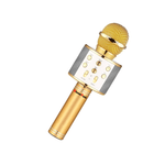 Microfon Karaoke, KlaussTech, Bluetooth, Ajustabil, Putere 5W, Auriu fotografia produsului View 2 S
