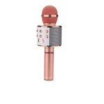 Microfon Karaoke, KlaussTech, Bluetooth, Ajustabil, Putere 5W, Roz fotografia produsului View 3 S