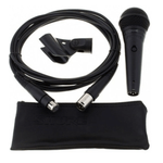 Microfon DInamic cu fir, Cardioid, -55 dB, 150 &Omega;, 	50 - 16000 Hz, Conectare XLR, Ergonomic, Negru fotografia produsului View 5 S
