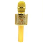 Microfon Wireless, KlaussTech, Karaoke, Portabil, Bluetooth, Card TF, AUX, USB, Auriu fotografia produsului View 6 S