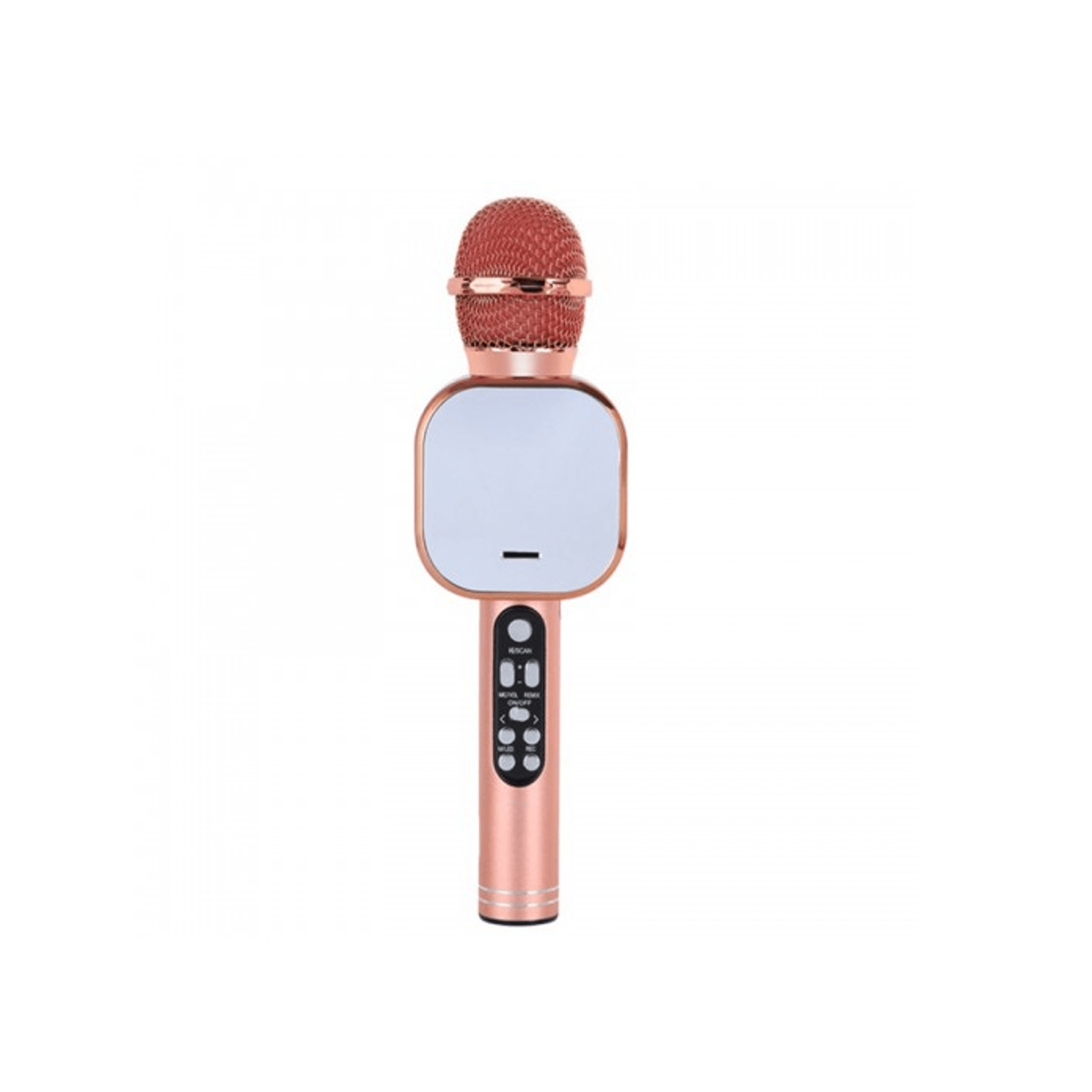 Microfon Wireless, KlaussTech, Karaoke, Portabil, Bluetooth, Card TF,  USB, Roz fotografia produsului