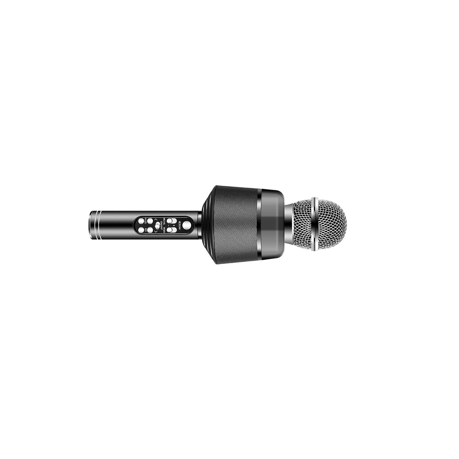 Microfon Wireless, KlaussTech, Portabil, Bluetooth, Card TF, AUX, USB, Negru fotografia produsului View 2 L