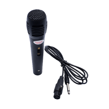 Microfon Dinamic, Klausstech, Cu Fir, 100hz - 15khz, 550 Ohms, Sensivitate -74db, Design Ergonomic, Modern, Negru