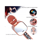 Microfon Wireless, KlaussTech, Karaoke, Portabil, Bluetooth, Card TF,  USB, Roz fotografia produsului View 3 S