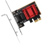 Placa de retea AXAGON PCEE-G25, PCIe, 2.5 Gigabit Ethernet Realtek fotografia produsului View 4 S