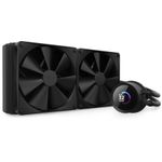 Cooler CPU NZXT Kraken 280, pompa cu ecran LCD, Negru fotografia produsului