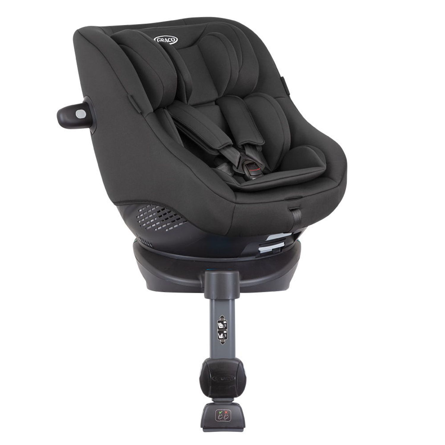 Scaun auto Graco rotativ 360 Turn2Me i-Size Midnight fotografia produsului