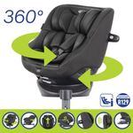 Scaun auto Graco rotativ 360 Turn2Me i-Size Midnight fotografia produsului View 9 S