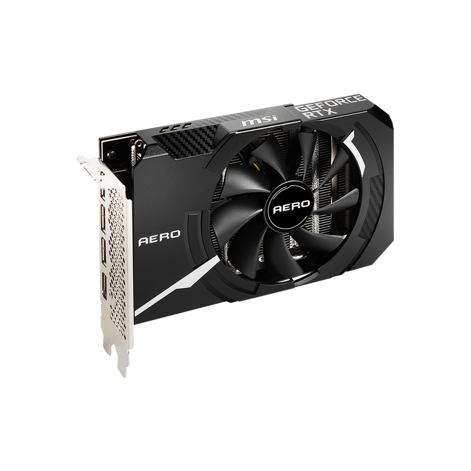 Placa video MSI GeForce RTX 3060 AERO ITX OC 12GB GDDR6 192-bit fotografia produsului View 4 L