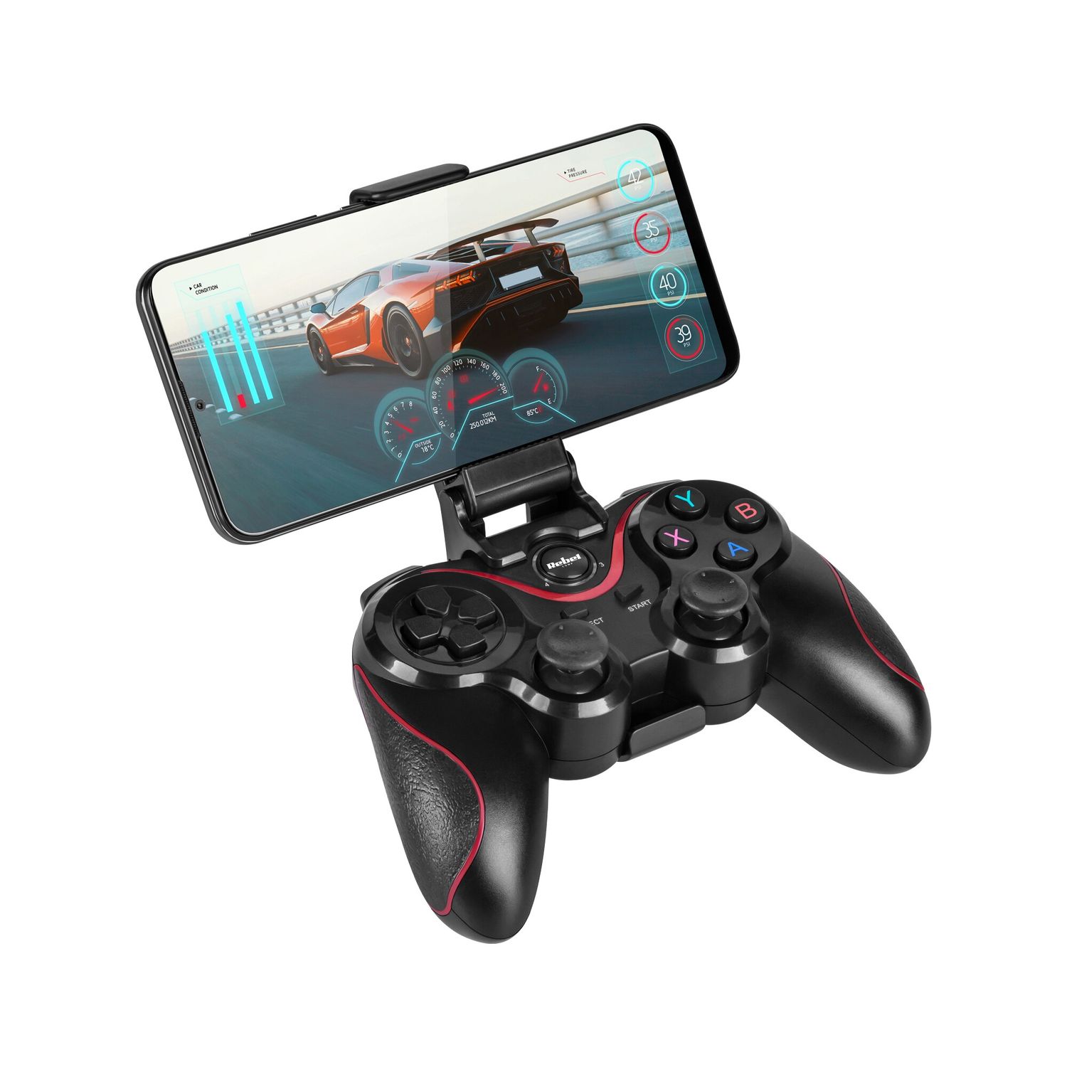 Gamepad Rebel KOM1180 pentru smartphone si tableta fotografia produsului View 2 L