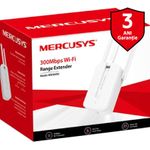 Range Extender wireless MERCUSYS MW300RE, 300 Mbps, 2 antene externe, 2.4 GHz fotografia produsului View 3 S
