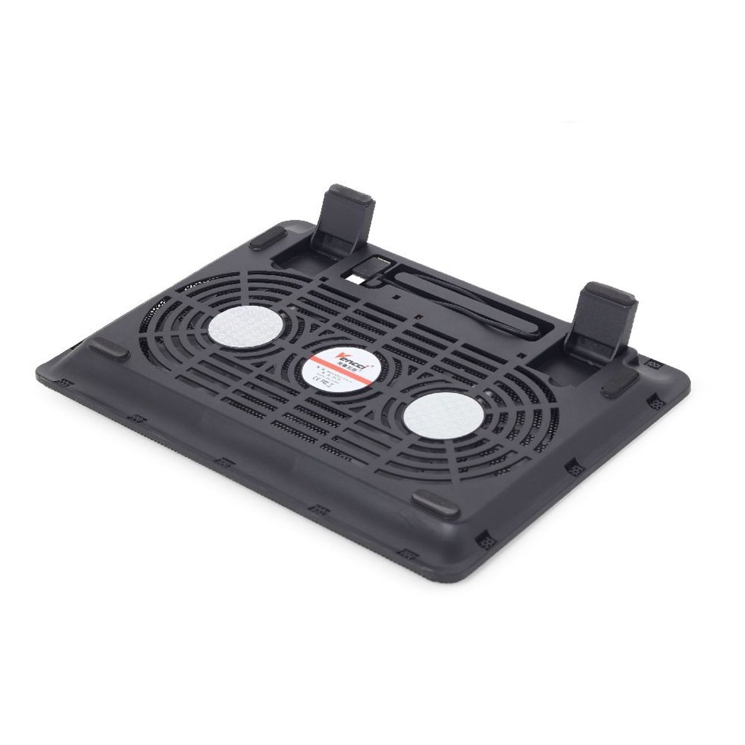 Stand Gembird NBS-2F15-05, LED, pentru notebook 15.6" (Negru) fotografia produsului View 4 L