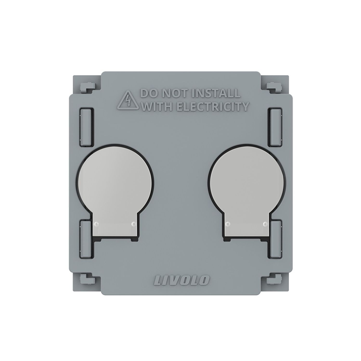 Modul intrerupator dublu wireless cu touch LIVOLO fotografia produsului View 2 L