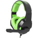 Casti Gaming Stereo Esperanza Cobra EGH350G, Microfon (Negru/Verde) fotografia produsului