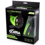 Casti Gaming Stereo Esperanza Cobra EGH350G, Microfon (Negru/Verde) fotografia produsului View 3 S