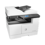Multifunctionala HP LaserJet M443nda, Laser, Monocrom, A3, Retea, Duplex (Alb) fotografia produsului View 2 S