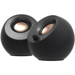 Boxe Creative Pebble v3, 2.0 Bluetooth 5.0, USB-C/A & Aux-in, Negru fotografia produsului View 3 S