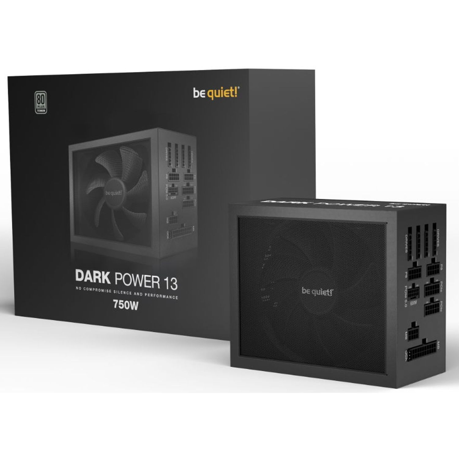 Sursa be quiet! Pure Power 13, 750W, 80 PLUS Titanium, ATX, PFC Activ, Full Modulara fotografia produsului View 4 L