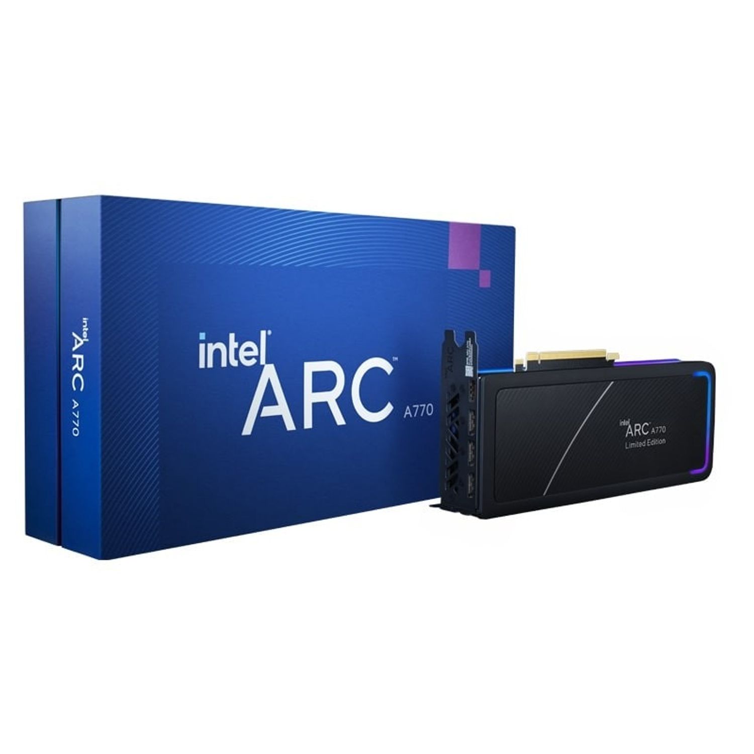 Placa video Intel Arc A770 Series A, 16GB, GDDR6, 256-bit fotografia produsului View 2 L
