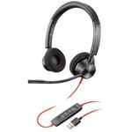 Casti Stereo Poly Blackwire C3320-M, Microsoft, Microfon, USB-A (Negru) fotografia produsului