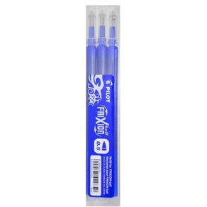 Set 3 rezerve roller Pilot Frixion Clicker, 0.5 mm, Albastru fotografia produsului
