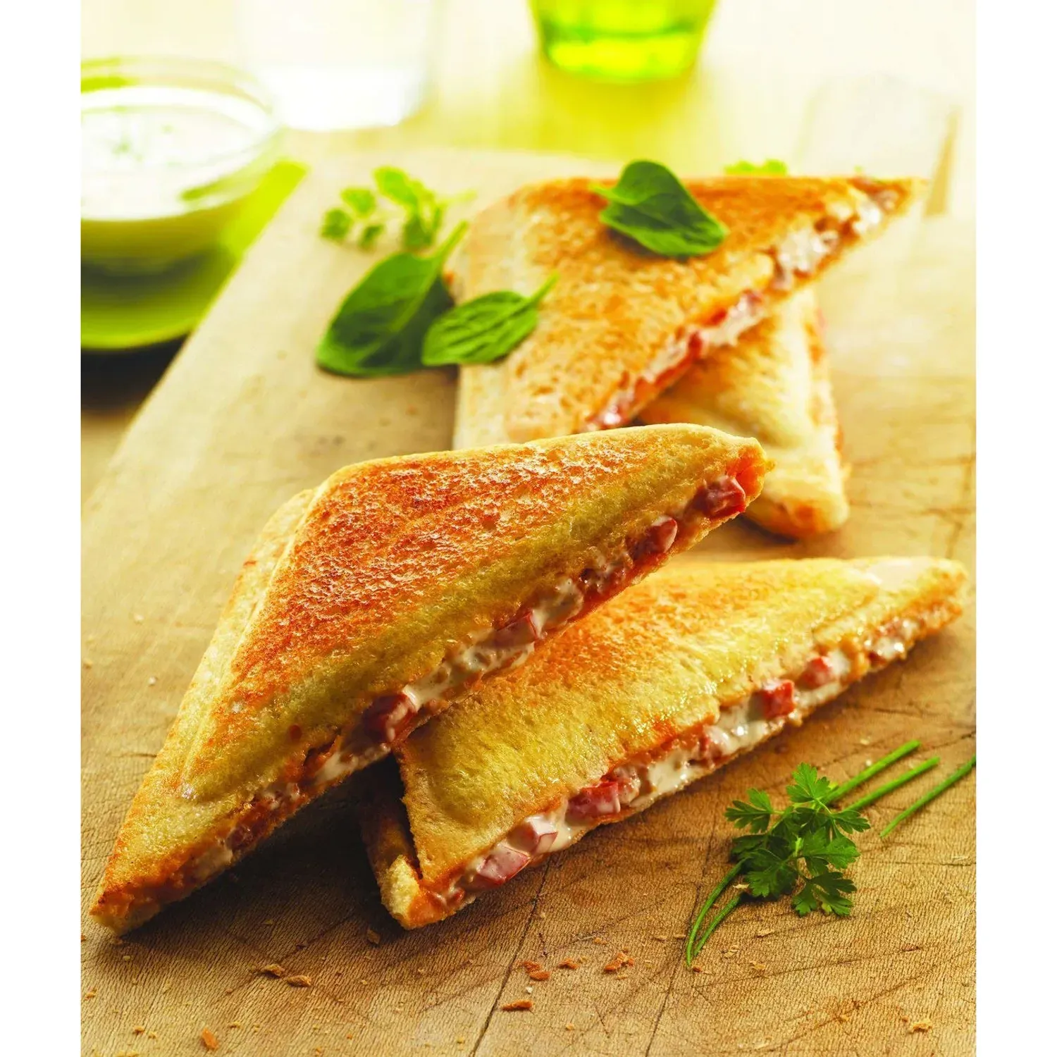Tefal - Set 2 placi sandwich-uri triunghiulare Tefal Snack Collection+ ...