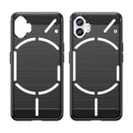 Carcasa Flexible Carbon compatibila cu Nothing Phone 1 (Negru) fotografia produsului View 2 S