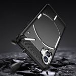 Carcasa Flexible Carbon compatibila cu Nothing Phone 1 (Negru) fotografia produsului View 8 S