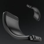 Carcasa Flexible Carbon compatibila cu Nothing Phone 1 (Negru) fotografia produsului View 4 S