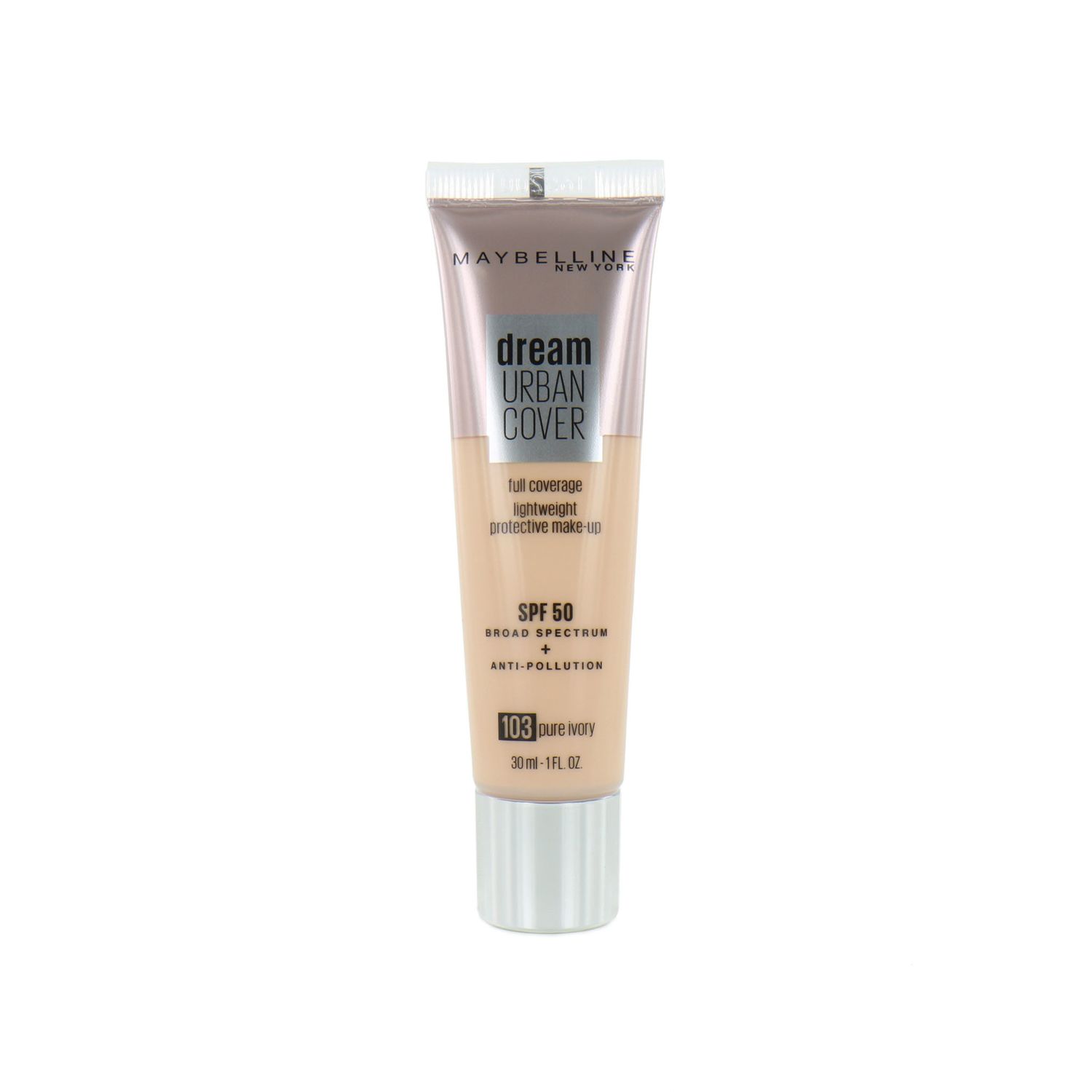 Maybelline Dream Urban Cover Foundation 103 Dore Ivory Spf50 30 Ml fotografia produsului
