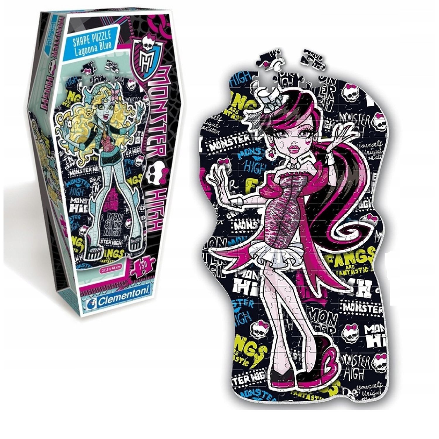 Clementoni 150Pcs Puzzle Shape Monster High 92867*24 fotografia produsului