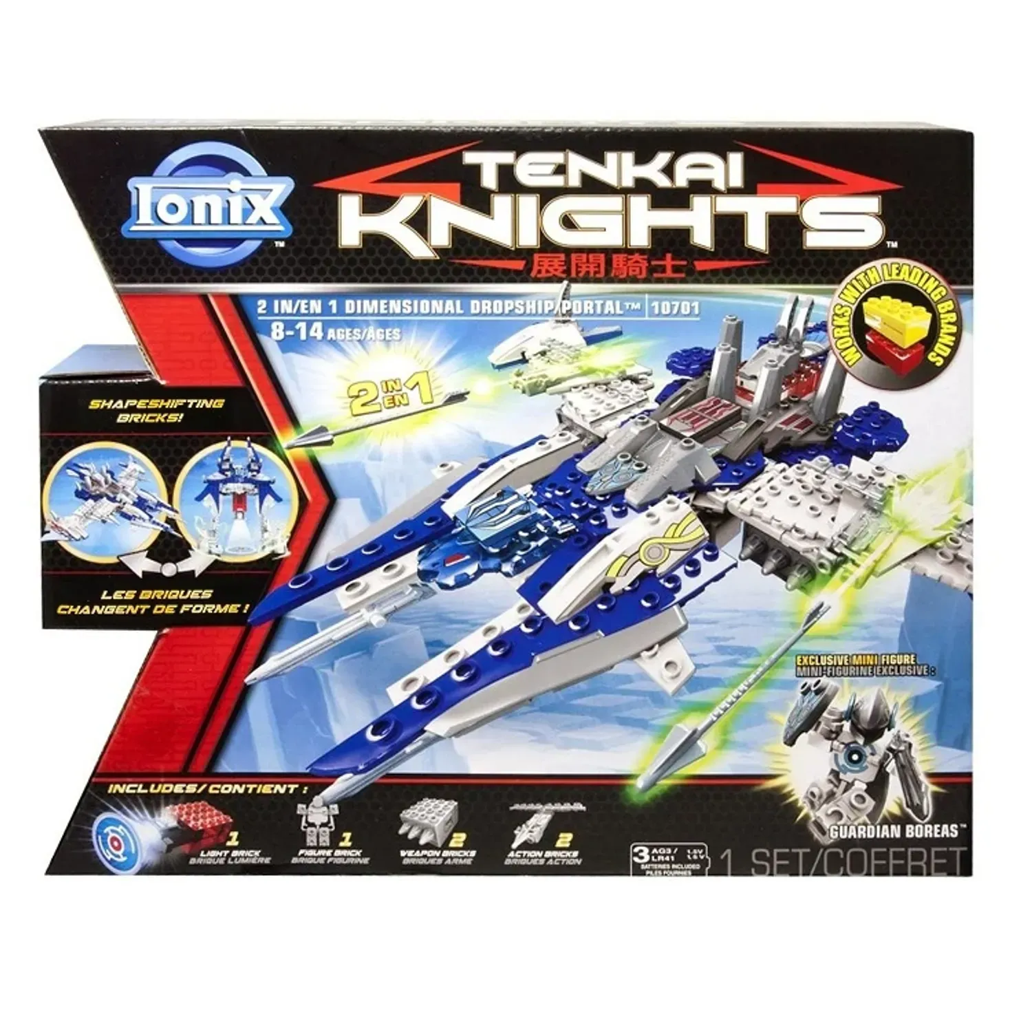 Ionix Tenkai Knights 2 In 1 Dimensional Dropship Portal fotografia produsului
