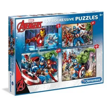 Clementoni 20+60+100+180Pcs Puzzle Avengers7722 X6