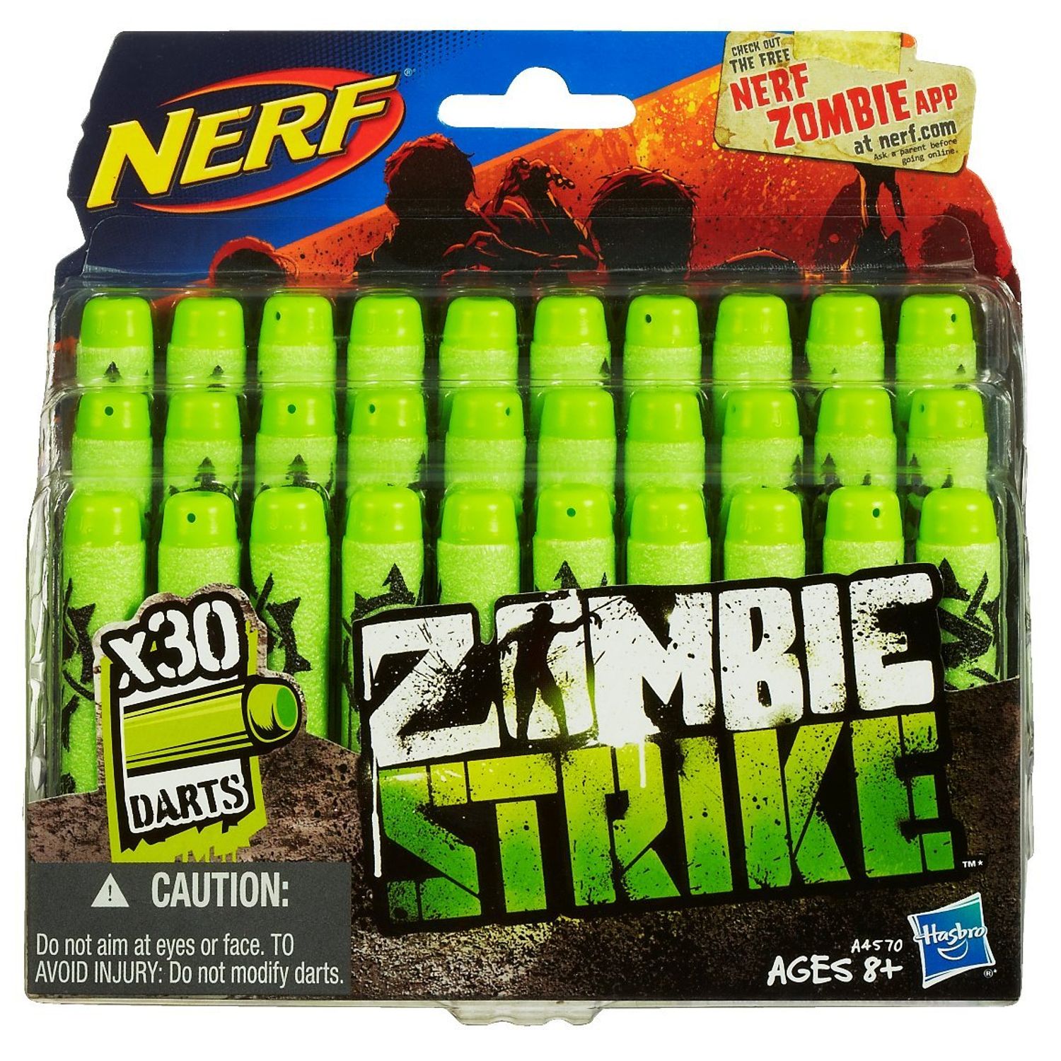 Zombie Strike Accessories & Dartsnerf Zombie Strike 30S Darts Refillpack fotografia produsului
