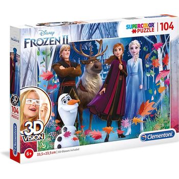 Clementoni 104Pcs Puzzle 3D Frozen 2 20611 X6