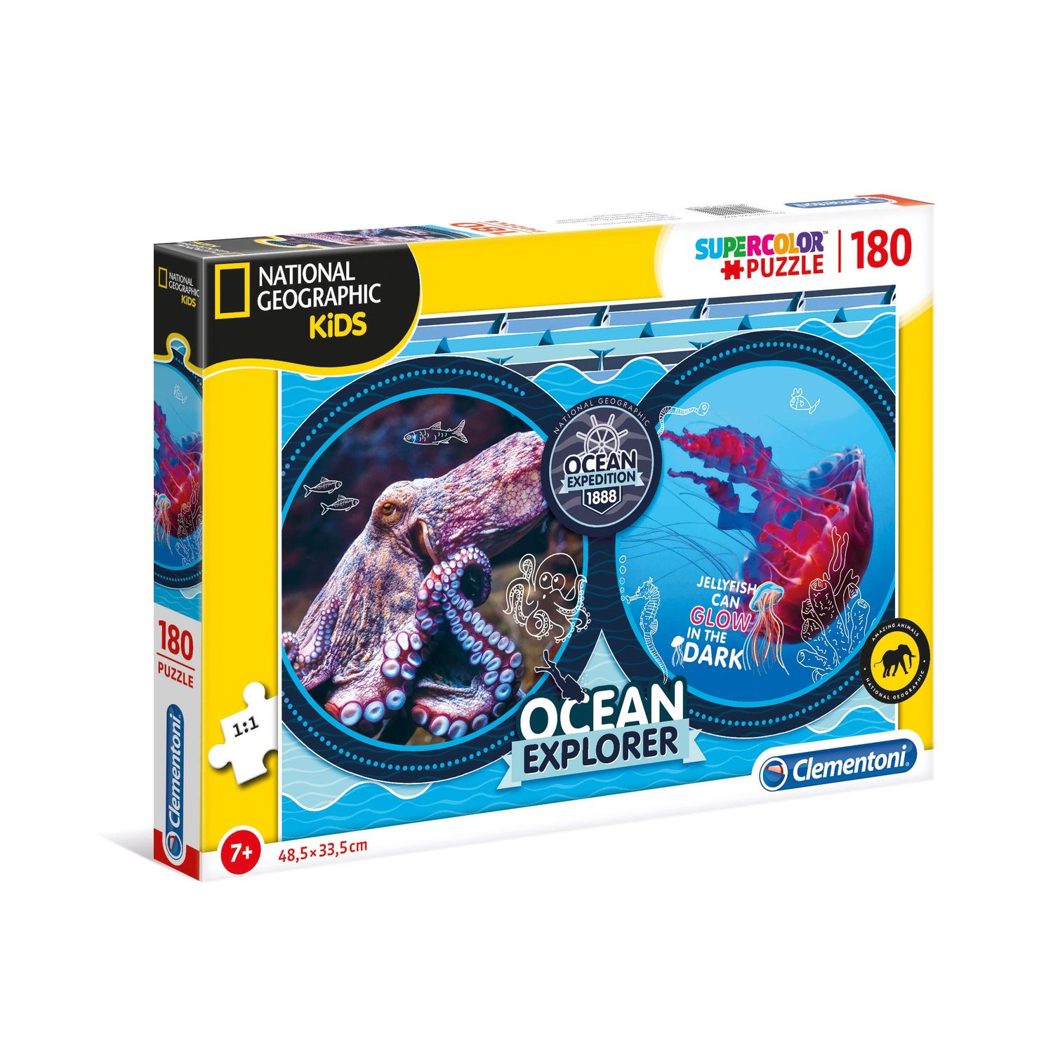 Clementoni 180Pcs Puzzle National Geographic Ocean fotografia produsului