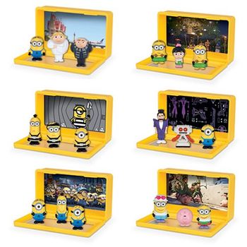 Despicable Me 3 Micro Minions Playset Collector Box With Window/ Each Box Has Different Characters And Themed - 5452004400839