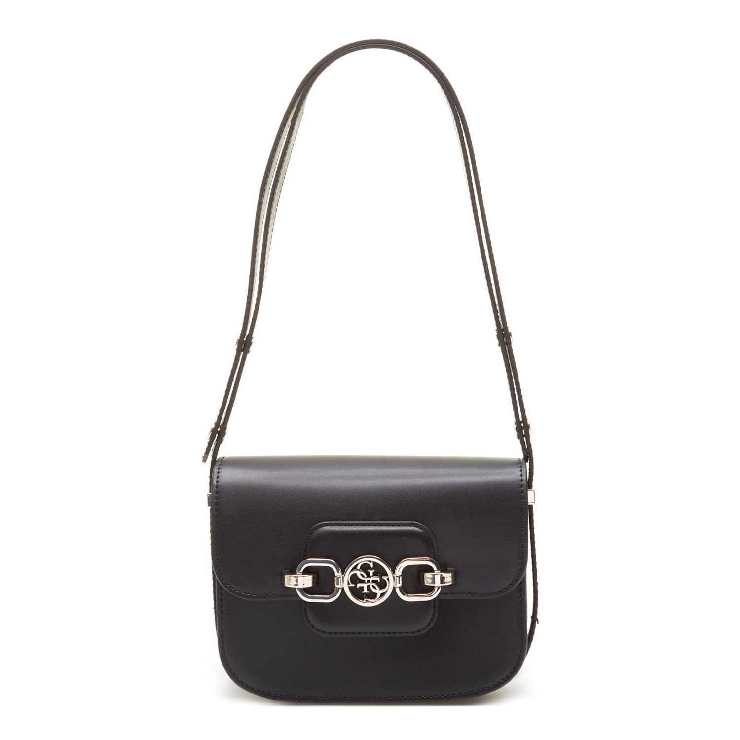 GUESS HENSELY MINI CNVRTBL XBDY FLAP BLACK fotografia produsului