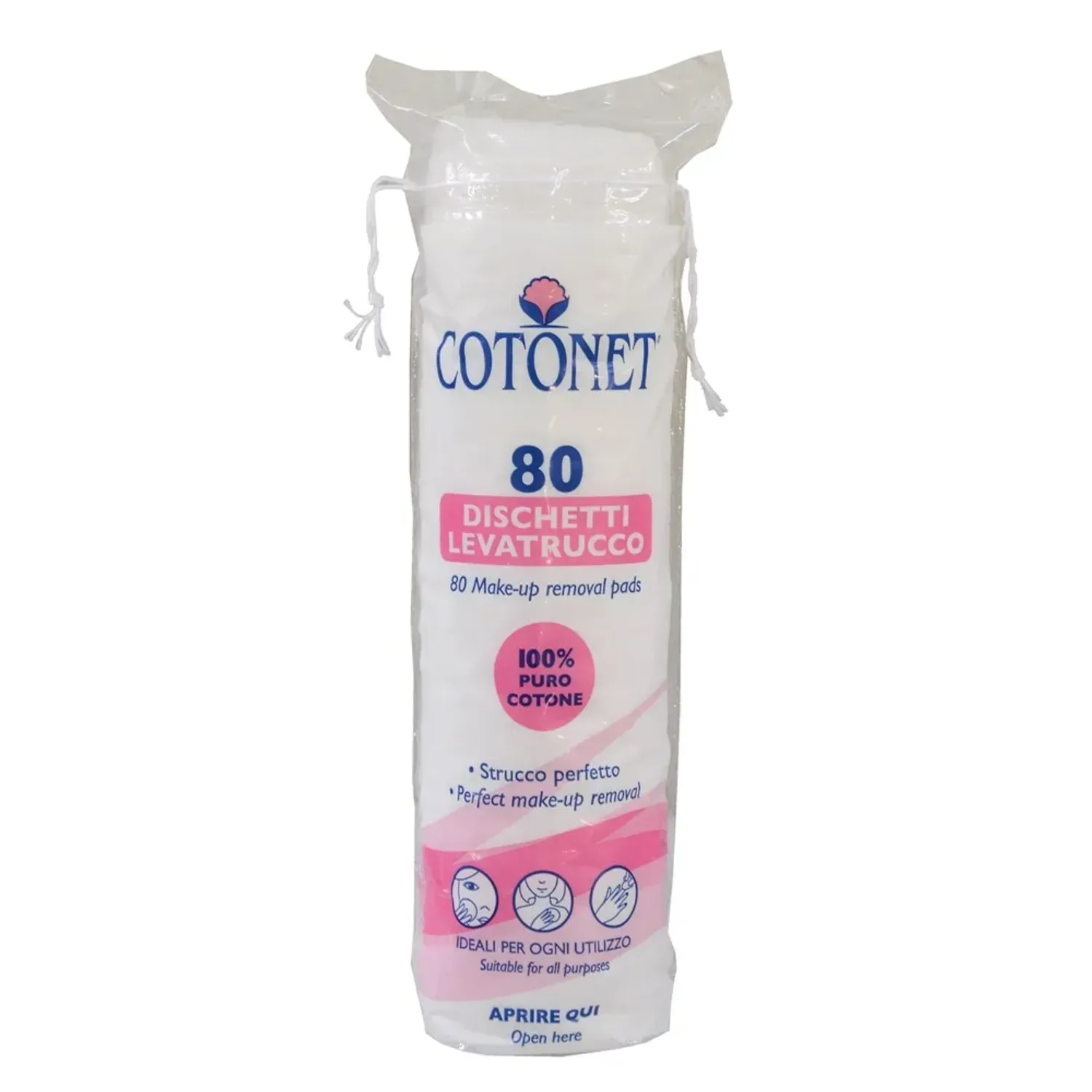 Cotonet Make-Up Remover Pads 80 Pcs fotografia produsului