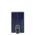 Piquadro Wallet Compact Blue Square Male Blue fotografia produsului