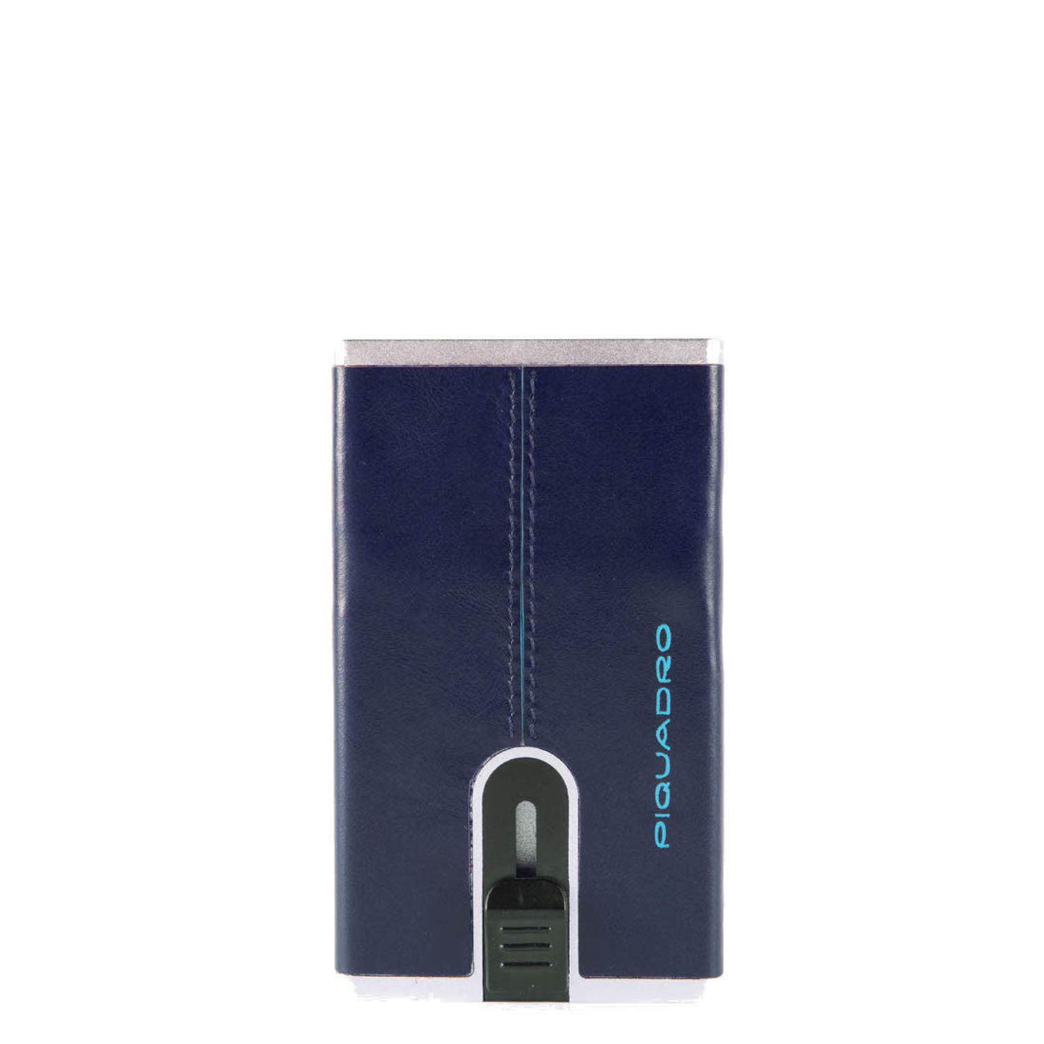 Piquadro Wallet Compact Blue Square Male Blue fotografia produsului