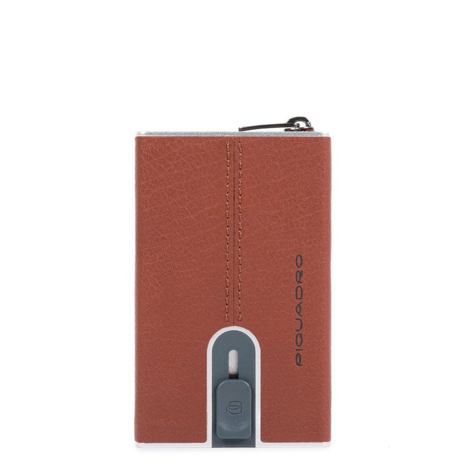 Piquadro Wallet Black Square Male Leather fotografia produsului