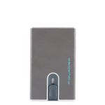 Piquadro Wallet Blue Square Male Sliding System Grey fotografia produsului