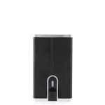 Piquadro Cardholder Black Square Sliding System Black fotografia produsului