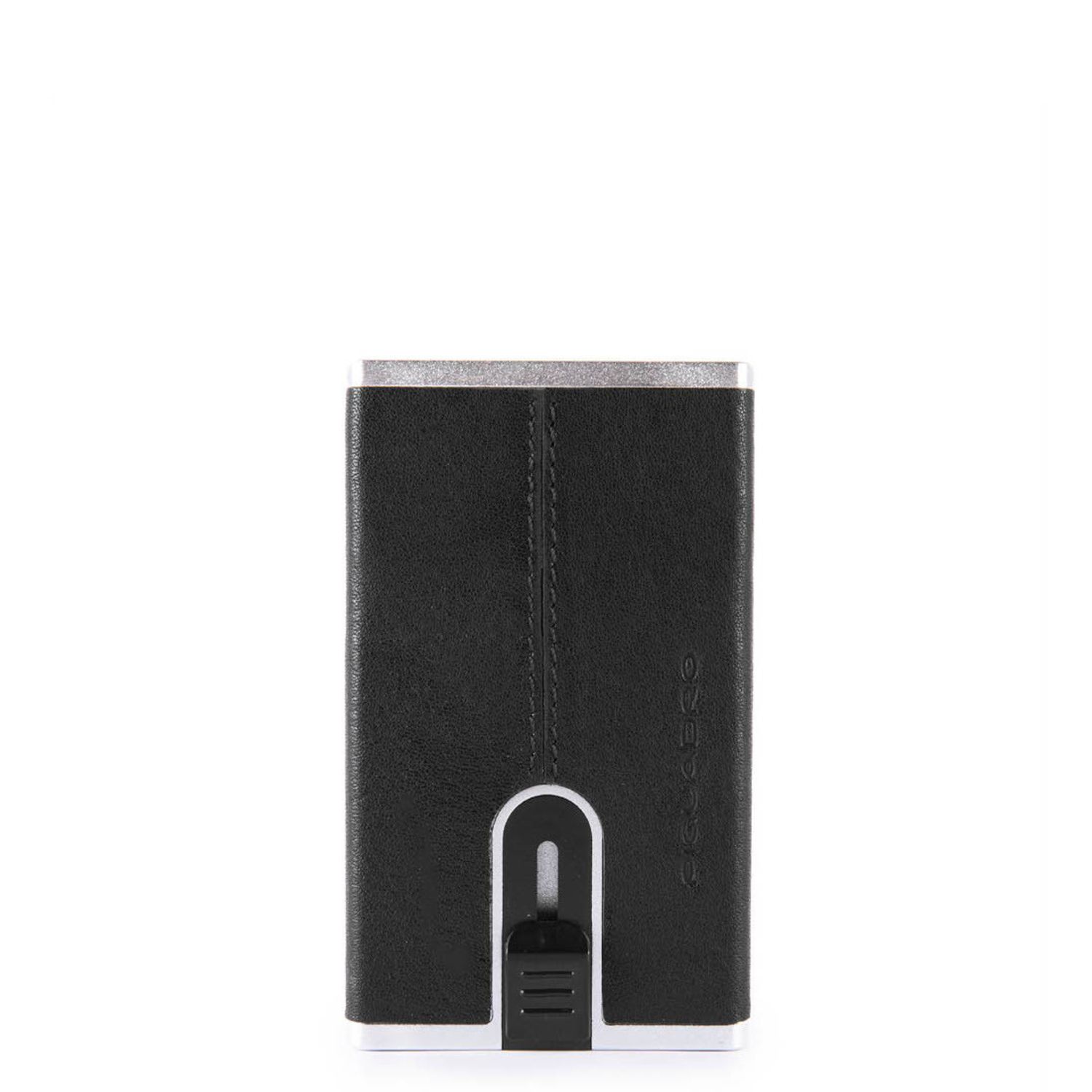 Piquadro Cardholder Black Square Sliding System Black fotografia produsului